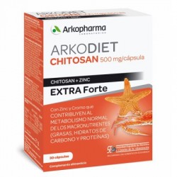 Arko Chitosan Extraforte 500 mg Cromo 30 Capsulas