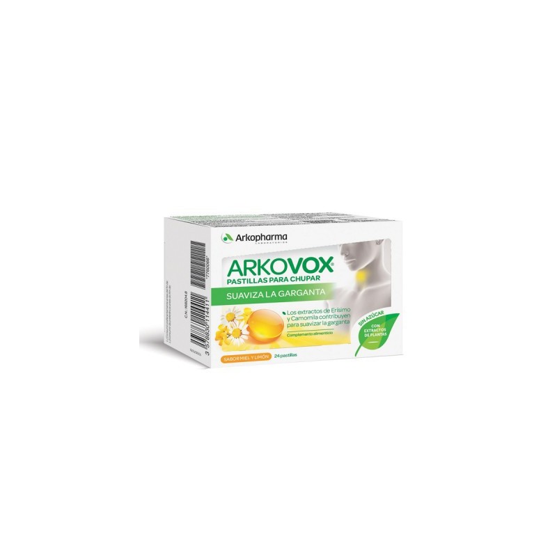 Arkovox Propolis Miel Limon 24 Pastillas S/Azucar