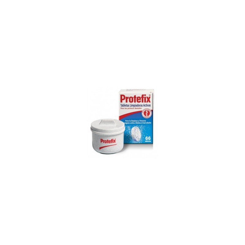 Protefix Limpieza Protesis Dental 66 Tabletas Efervescentes