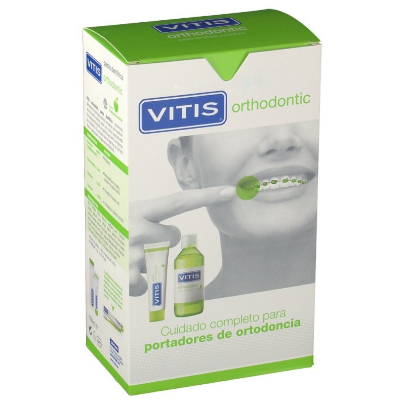 Vitis Orthodontic Duplo Colutorio 500ml + pasta 100 ml