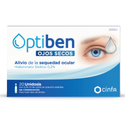 Optiben Sequedad Ocular Gotas 20 Monodosis 0.25 ml