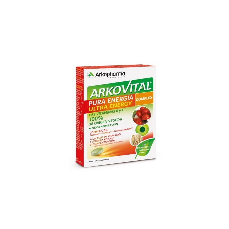 Arkovital Pura Energia Complex 30 Comprimidos