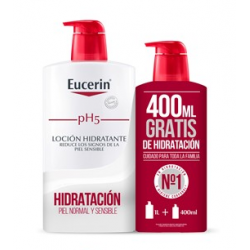 Eucerin pH5 Locion Hidratante 1000 ml + Gratis 400 ml