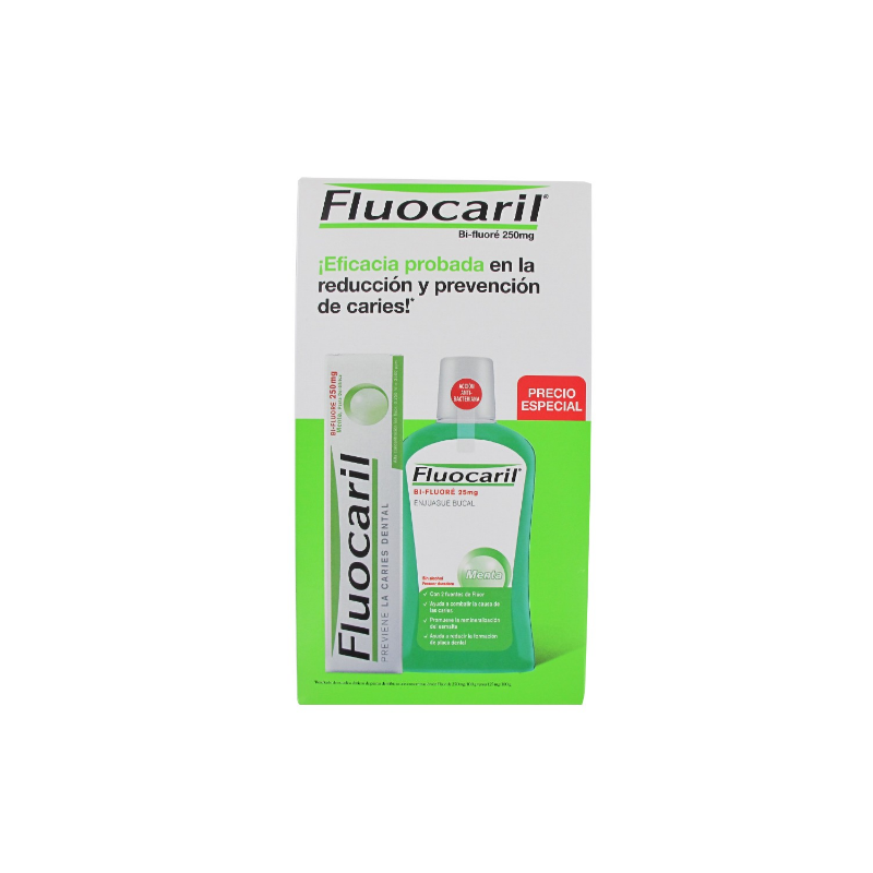 Pack Fluocaril Pasta 125ml + Colutorio 500ml