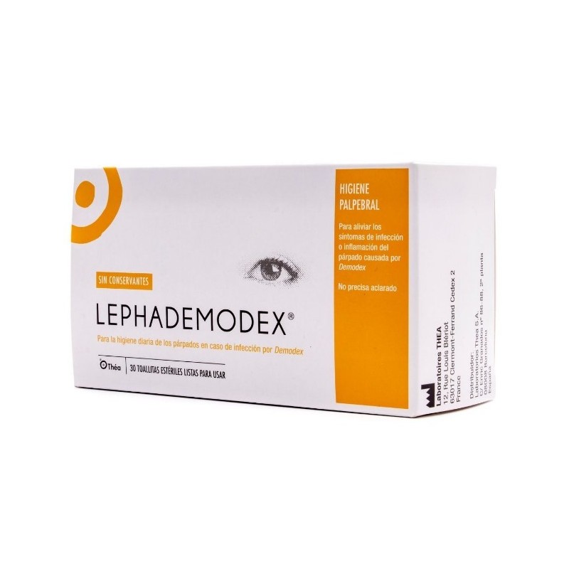 Lephademodex Toallitas Estériles Higiene Ocular Thea 30 Uds