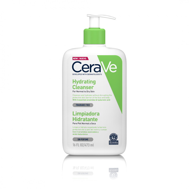 CeraVe Crema Limpiadora Hidratante Piel Normal a Seca 473 ml