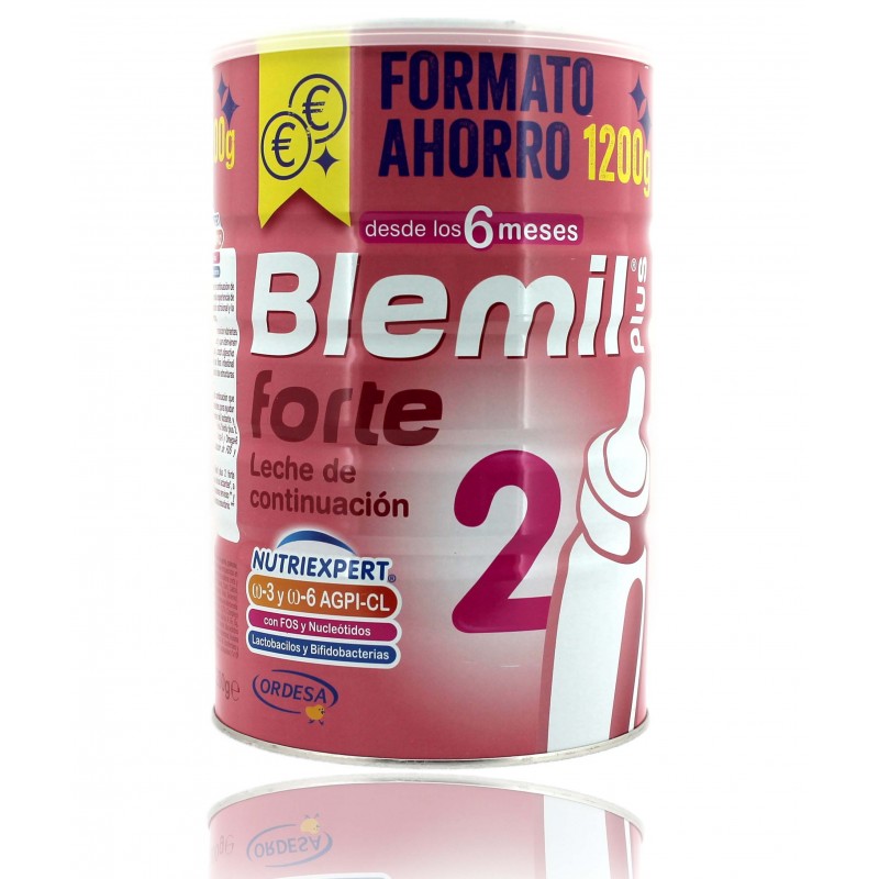 Blemil 2 Forte 3PACK - Leche de Continuación en polvo para bebés Desde los  6 Meses - 3 Botes de 1200g : : Alimentación y bebidas