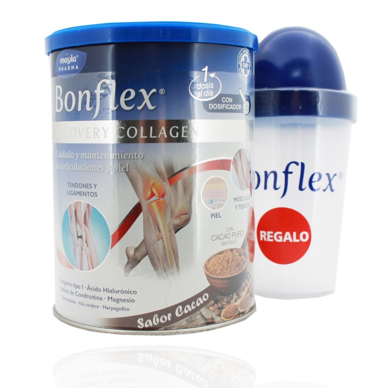 Mayla Bonflex Recovery Colageno Sabor Cacao 400 g + Dosificador