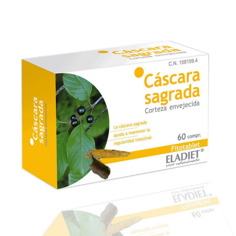 Eladiet Fitotablet Cascara Sagrada 300 mg 60 Comprimidos