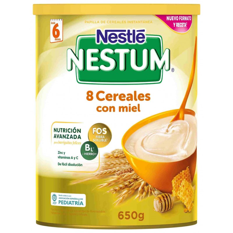 Nestum Papilla 8 Cereales con Mie 650 g
