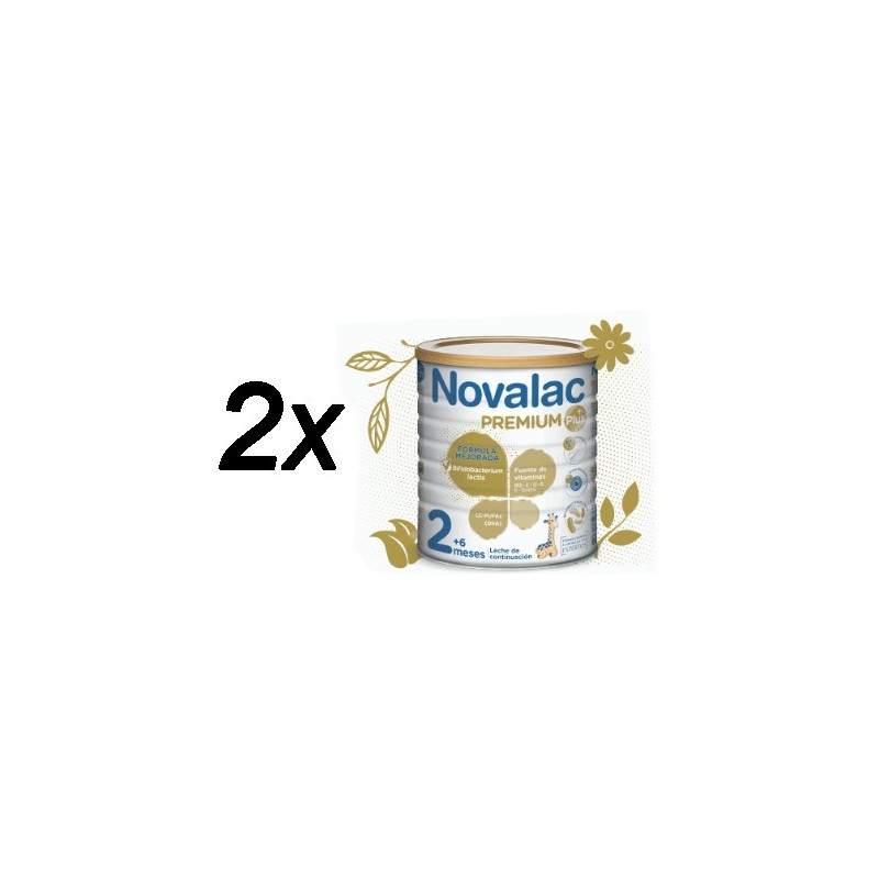 Novalac Premium Plus 2 +6 meses 2x400g